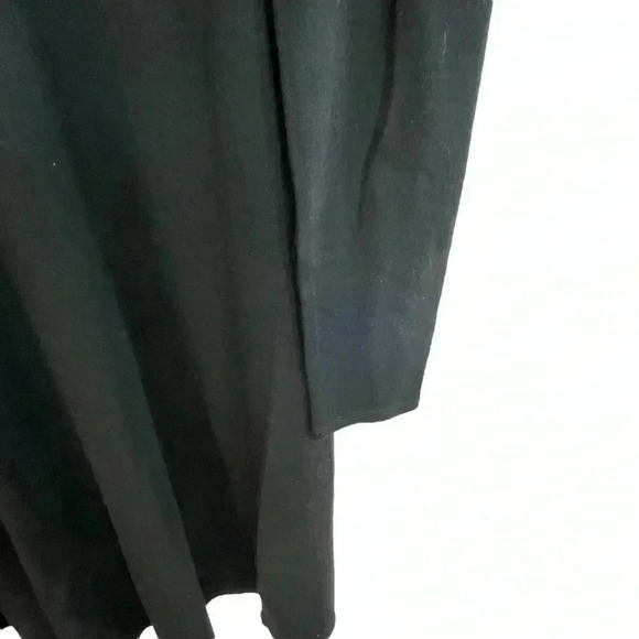 Eileen Fisher Black Wool Sweater Dress XS Long Sleeves Classic Office Careerwear - Picture 8 of 11